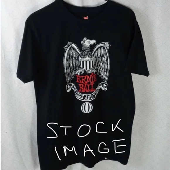 Ernie Ball - Strings and Things Premium (Vintage) Eagle T-Shirt (Large) New - Picture 1 of 3